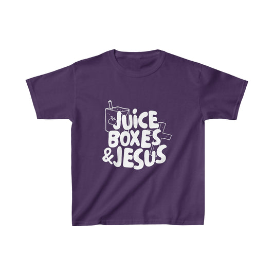 Juice boxes and Jesus - Kids Heavy Cotton™ Tee