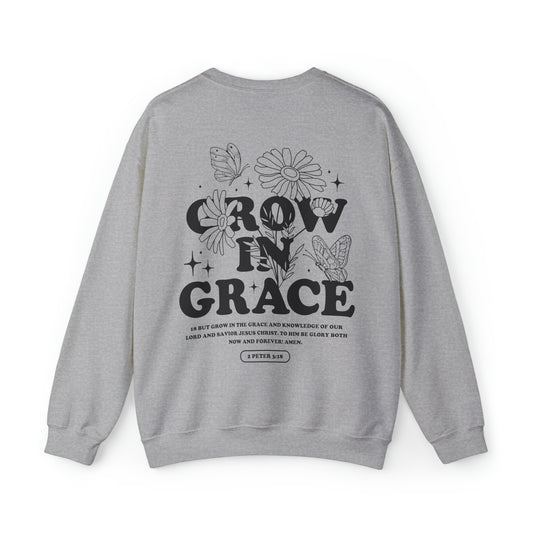 Grow in Grace - Unisex Heavy Blend™ Crewneck Sweatshirt