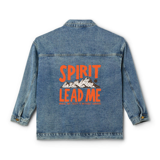 Spirit Lead Me - Women's Denim Jacket